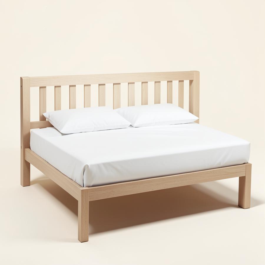 Oak bed frame